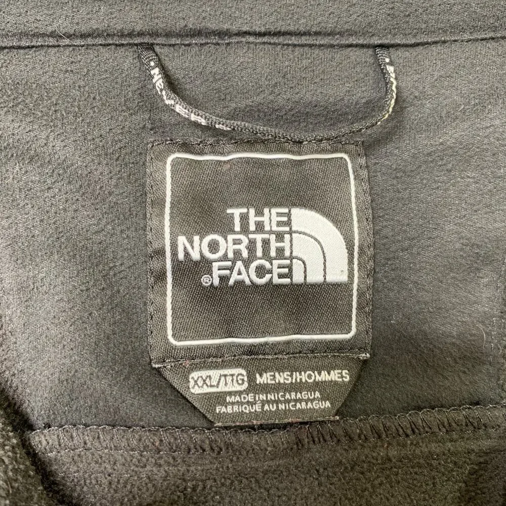 The North Face Jacket Mens 2XL Black Apex Bionic Softshell Fleece Lined Full Zip